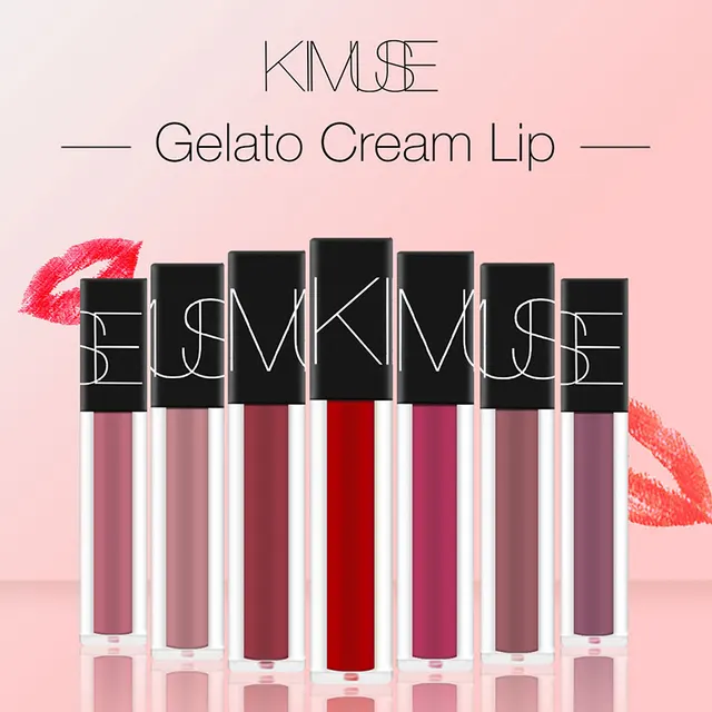 KIMUSE Makeup Matte Smooth Lipstick Liquid Lipstick Matte Waterproof Lips Makeup Cosmetic Long Lasting Matte Lipstick Makeup - Shop at LoveMi