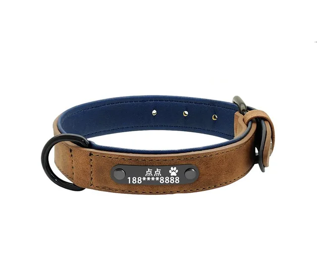 Dog Tag Identity Card Customization Brown - Shop at LoveMi