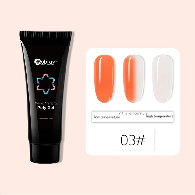 Warm lengthening nail gel Temperature 03 - Shop at LoveMi