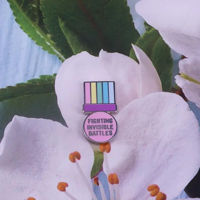 Stealth Battle Brooch Rainbow Art Front Pin Color - Shop at LoveMi