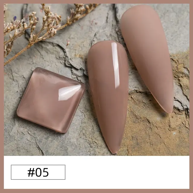 Milkshake Ice Transparent Nude Nail Polish Glue 05 Style - Shop at LoveMi