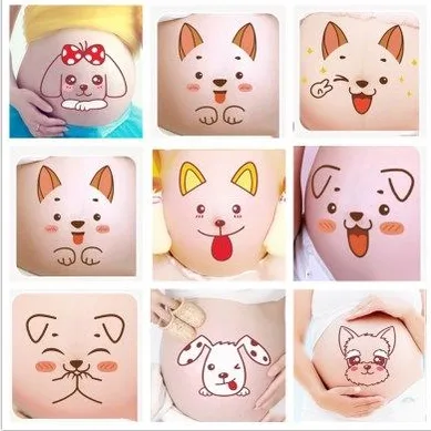 Compatible with Apple, Pregnant women take pictures of pregnant women with belly stickers, pregnant women with belly stickers, pregnant women with navel stickers, photo studios, Photo Props Pl - Shop at LoveMi