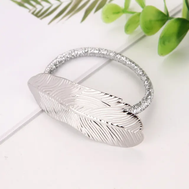 Trendy Horsetail Buckle Sector Sliver - Shop at LoveMi