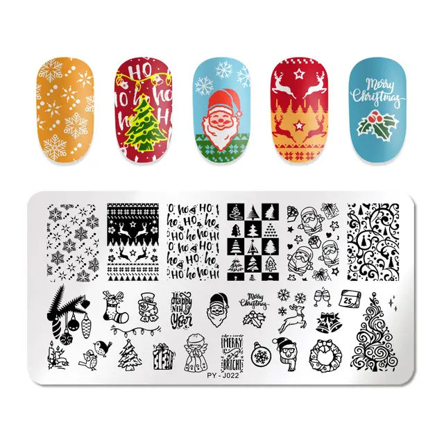 Manicure stainless steel printing plate Style09 - Shop at LoveMi