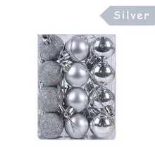 Christmas Decorationled Copper Wire String Lights Battery Box Christmas Decoration Ball Ball Silver - Shop at LoveMi