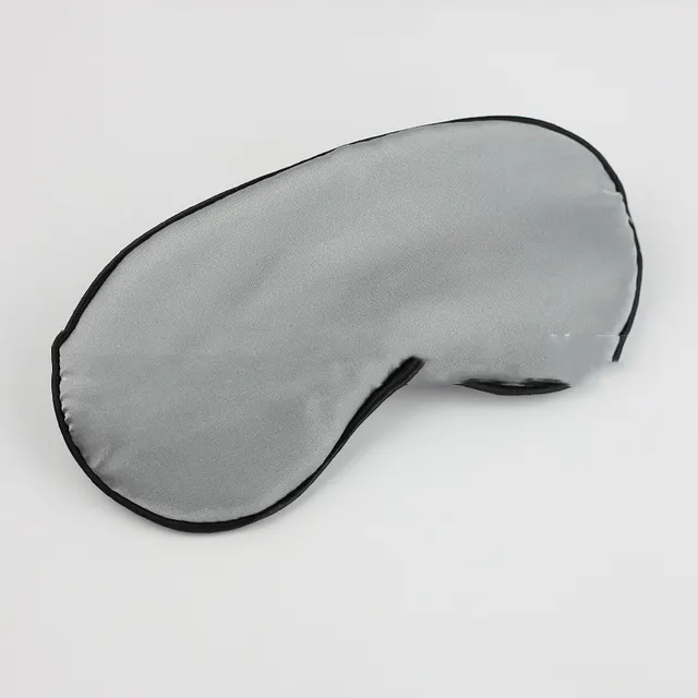 Safety Goggles Pure Silk Sleep Eye Mask Padded Shade Cover Travel Relax Aid Blindfold New Gray - Shop at LoveMi