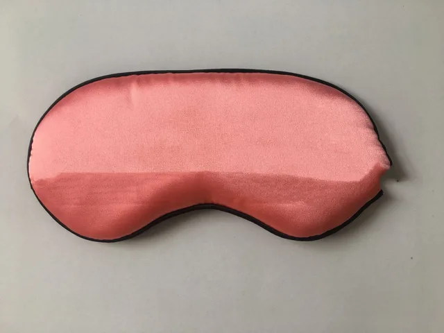 Safety Goggles Pure Silk Sleep Eye Mask Padded Shade Cover Travel Relax Aid Blindfold New Watermelon Red - Shop at LoveMi