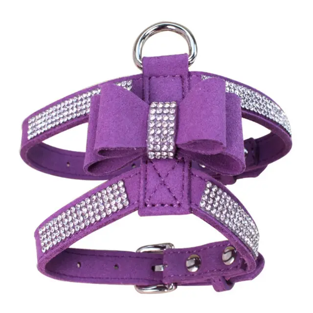 Shiny rhinestone chest Purple - Shop at LoveMi