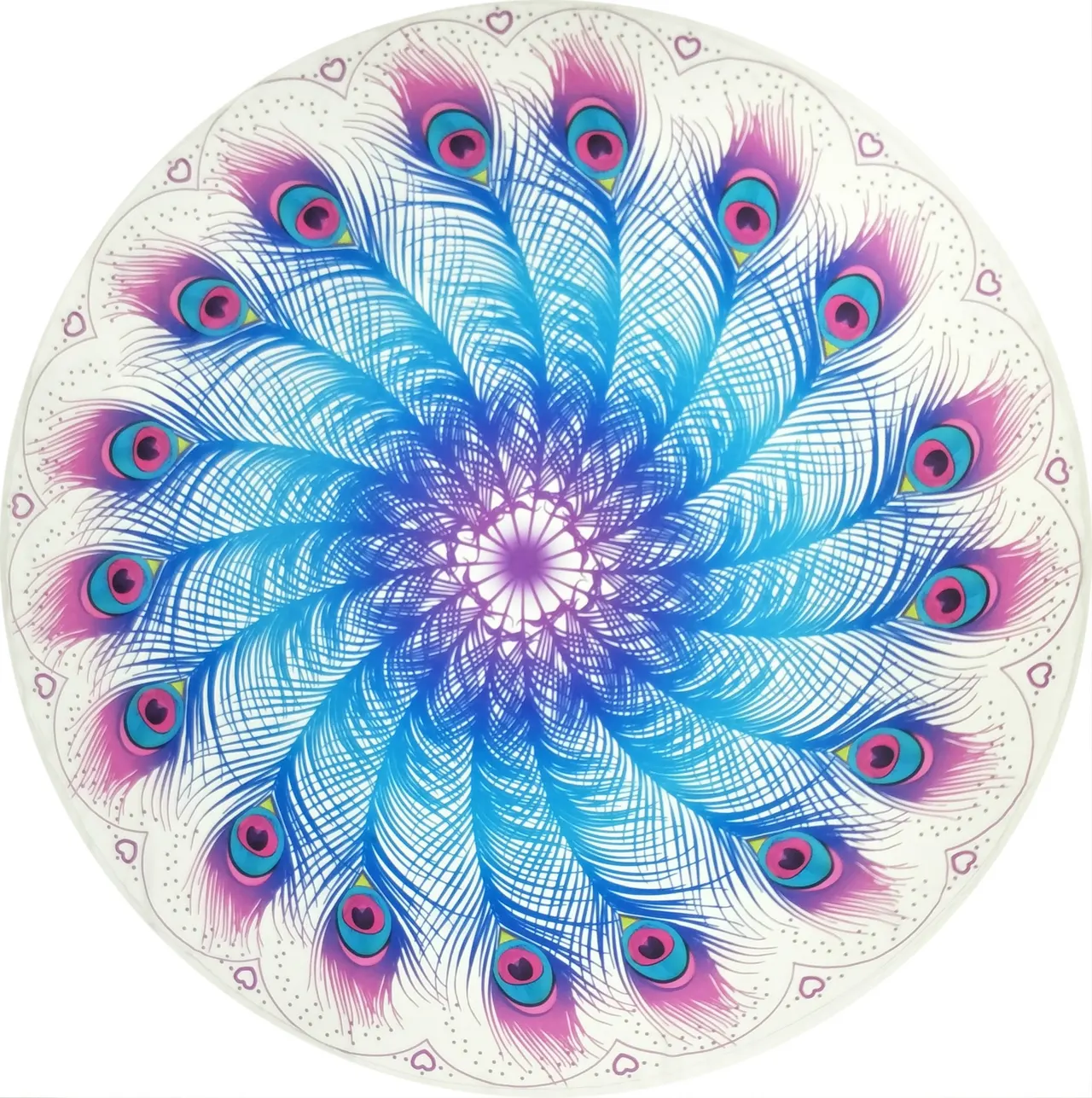 Round beach towel - A19
