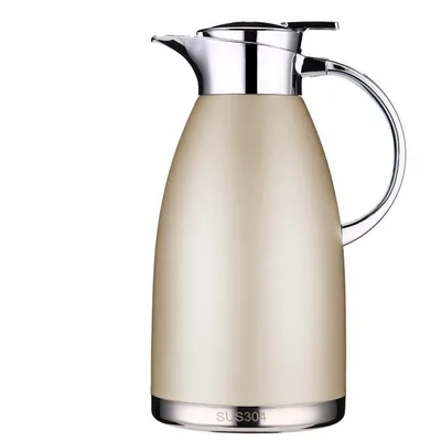 Thermos pot boiling water thermos 304 stainless steel European style insulation pot Champagne Gold - Shop at LoveMi