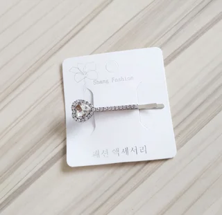Fashion girls silver plated English alphabet clips trend hair accessories side clips hairpin - 17Style