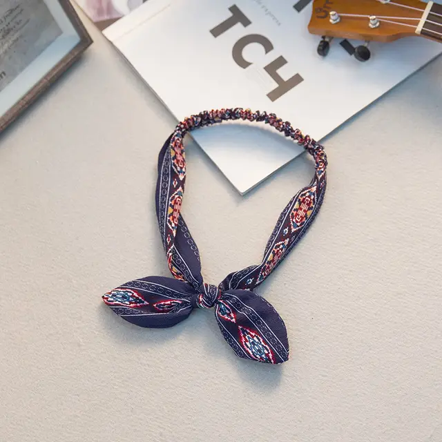 Big bow tie bunny ears headband 30 Style - Shop at LoveMi