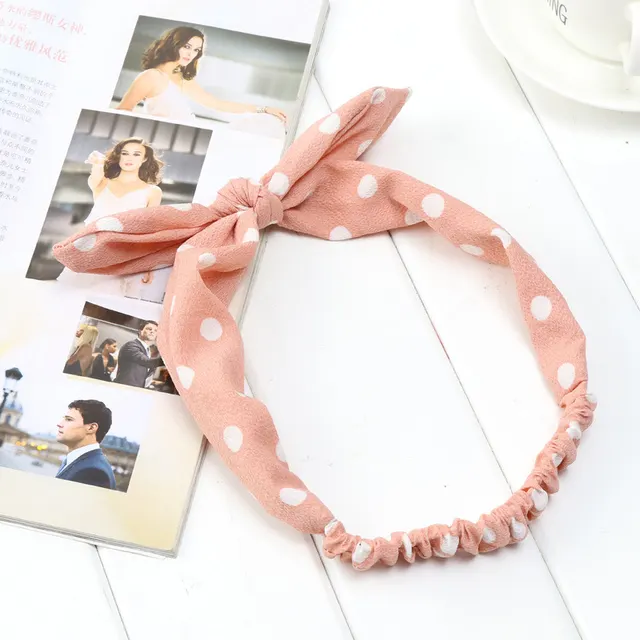 Big bow tie bunny ears headband 36 Style - Shop at LoveMi