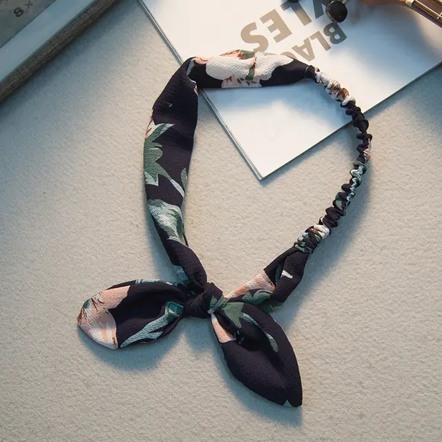 Big bow tie bunny ears headband 44 Style - Shop at LoveMi