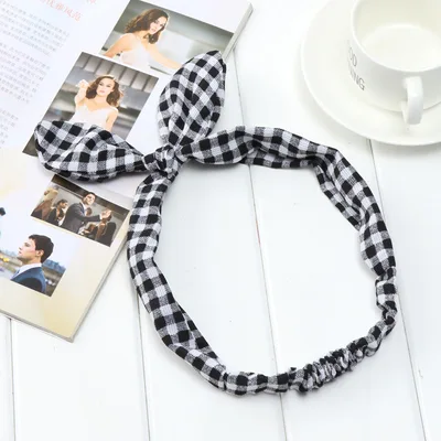 Big bow tie bunny ears headband 56 Style - Shop at LoveMi