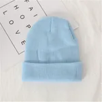 Knitted wool hat autumn and winter - Light Blue