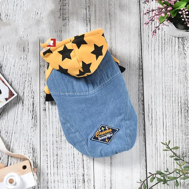 Pet dog clothes autumn winter clothing Yellow - Shop at LoveMi