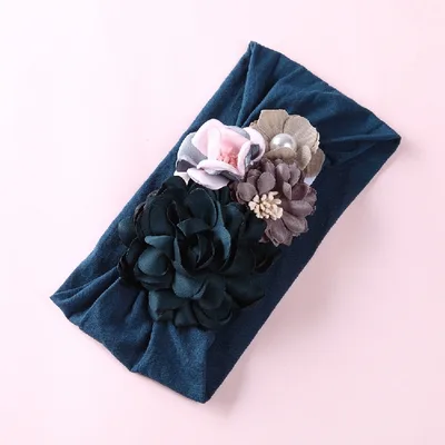 Headdress silk stitching flower princess hair band 2 Style - Shop at LoveMi