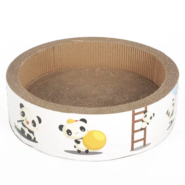 Corrugated cat scratcher White - Shop at LoveMi
