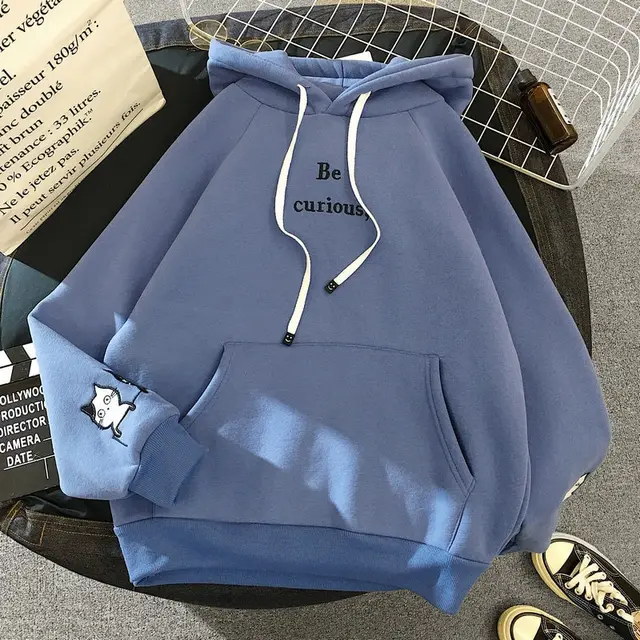 Autumn and winter thickened sweater Blue - Shop at LoveMi