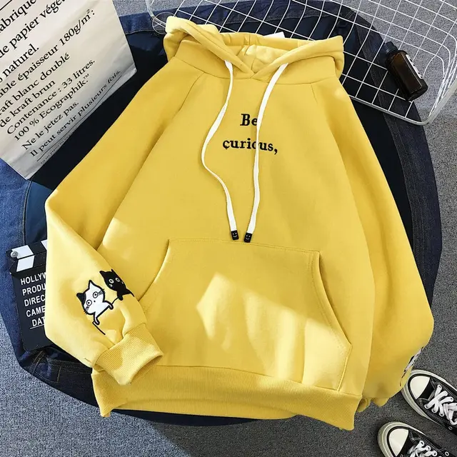 Autumn and winter thickened sweater Yellow - Shop at LoveMi