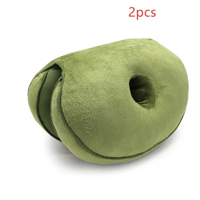 Multifunctional plush beautiful hip cushion Emulsion Army Green - Shop at LoveMi