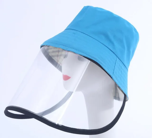 Anti spray anti ultraviolet fisherman hat Blue - Shop at LoveMi