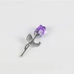 Silver Purple Flower