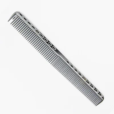 Space aluminum haircut comb high grade metal comb Silver - Shop at LoveMi