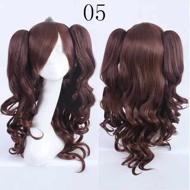 Double tiger clip style lolita wig Dark Brown - Shop at LoveMi