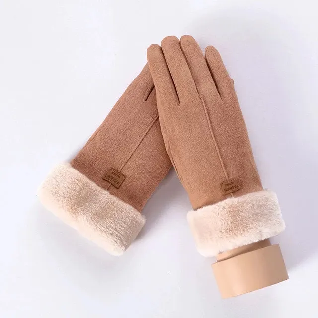 Winter Touch Screen Driving Gloves Khaki - Shop at LoveMi