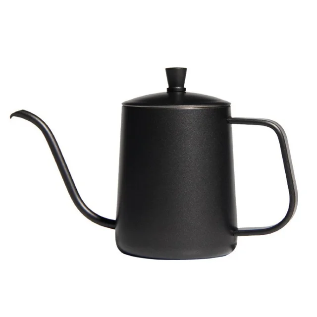 Stainless steel drip coffee pot - Black
