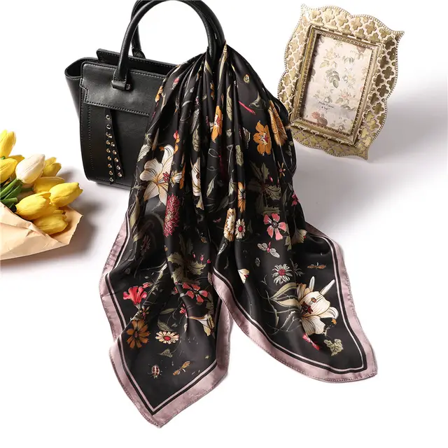 Decorative scarf silk scarf 12 Style - Shop at LoveMi