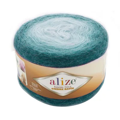 Angora Gold Ombre Yarn 150gr 825mt% 20 Wool% 80 Acrylic DIY Knitting Wrap Beanie Sweater 7230 Blue - Shop at LoveMi