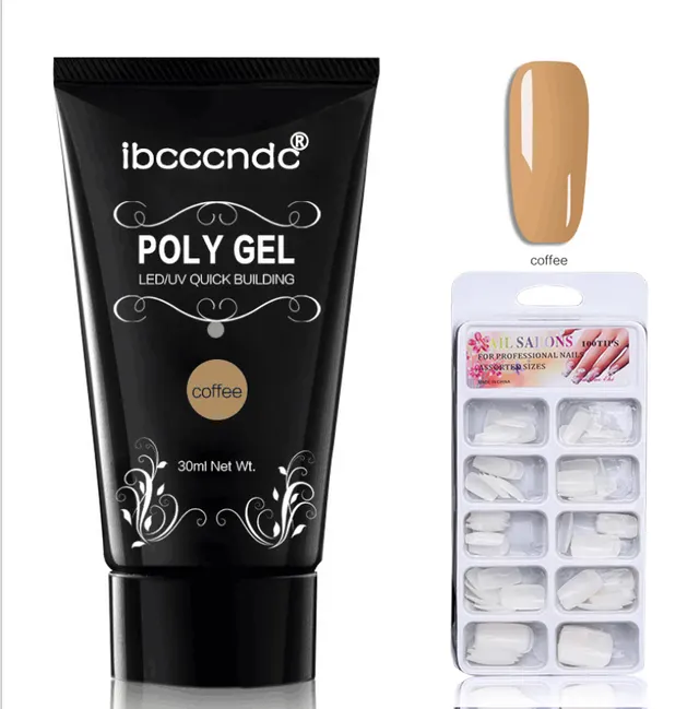 Painless and rapid extension of crystal glue Coffee+Nail - Shop at LoveMi
