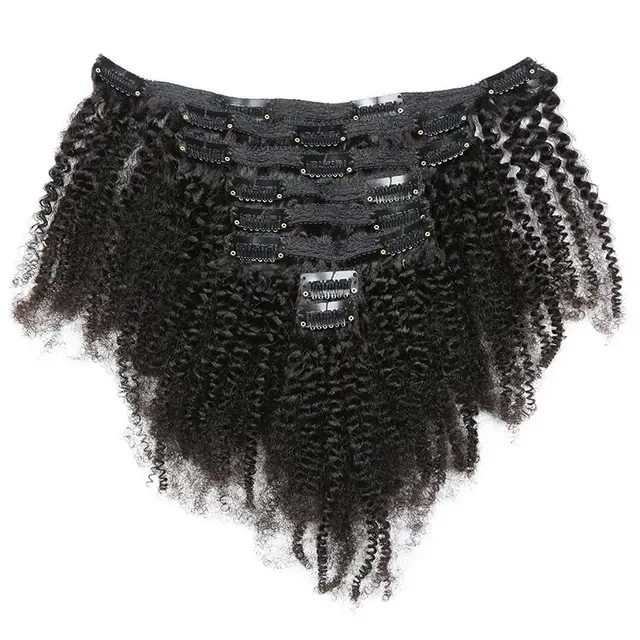 Real human hair lace clip hair Black - Shop at LoveMi