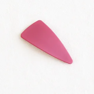 Bangs clip pure color hair clip - Rose Red