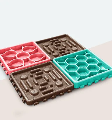 Luvo Mat Slow Feeder Coffee Red - Shop at LoveMi
