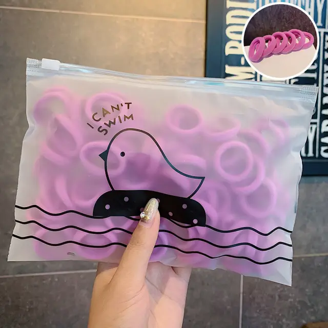 High elasticity simple hair ring Purple - Shop at LoveMi