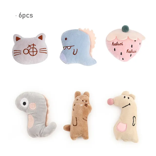 /lot Cute Dinosaur Plush Cat Toy Cute Pet Toy B Style - Shop at LoveMi