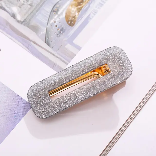 Acetate Sheet Japanese And Korean Fashion Hairpin Grey - Shop at LoveMi