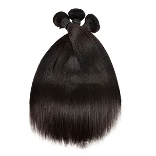 Human Hair Wigs Xu Chang Hair Wigs Natural Color Hair Curtain - 16 Inches