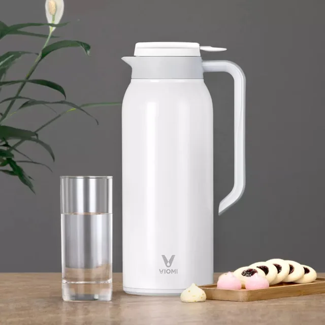 Stainless steel vacuum thermos White - Shop at LoveMi