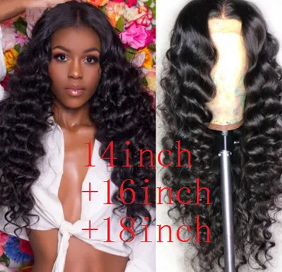Human Hair Loose Deep Lace Frontal Wigs 13x4 Headgear - Shop at LoveMi