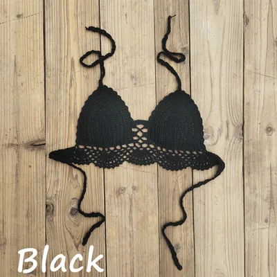 Boho crochet bra Black - Shop at LoveMi