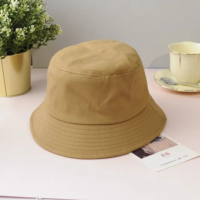 Korean style fisherman hat Khaki - Shop at LoveMi
