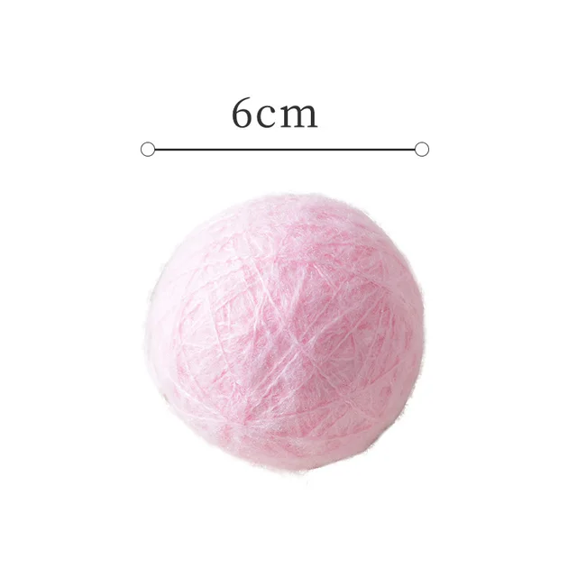 Seahorse yarn christmas ball ornament 6Cm Pink - Shop at LoveMi