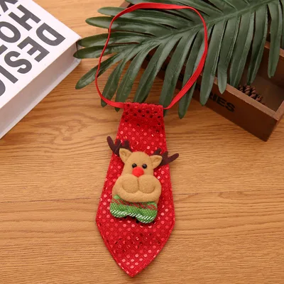 Christmas colored sequins tie decorations Red - Shop at LoveMi