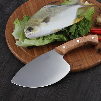 Commercial Seafood Market Aquatic Fish Knife Kitchen Knife Knives Silver - Shop at LoveMi