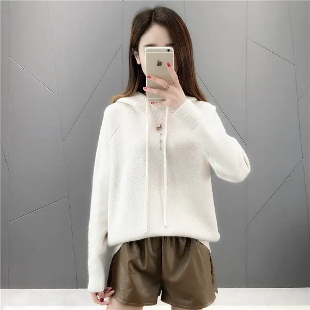 Knitwear top bottoming shirt Beige - Shop at LoveMi